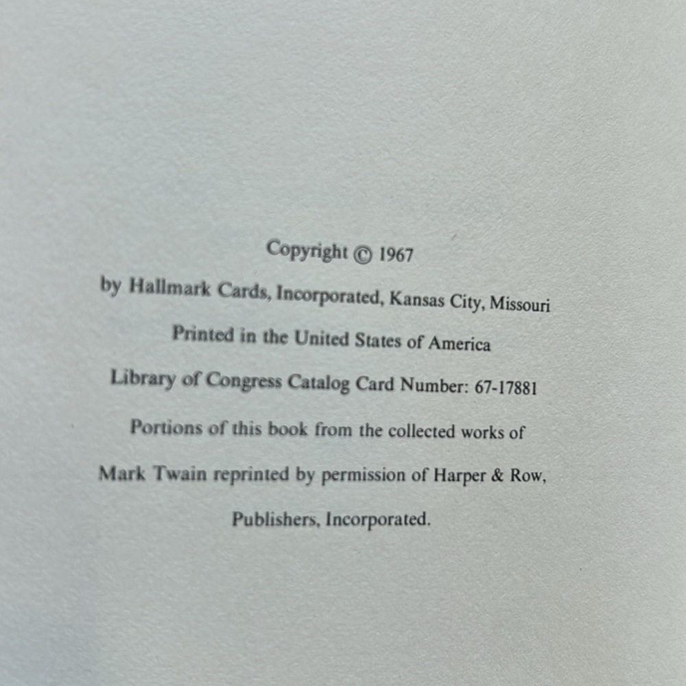 Vintage “A Treasury of Mark Twain” Collection of Witticisms & Quotes Book 1967 - Picture 5 of 12